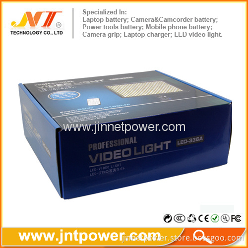20w Manufacturer Supply Video Lighting Kits Led-336a For Camcorders With 336pcs Lamp Beads 